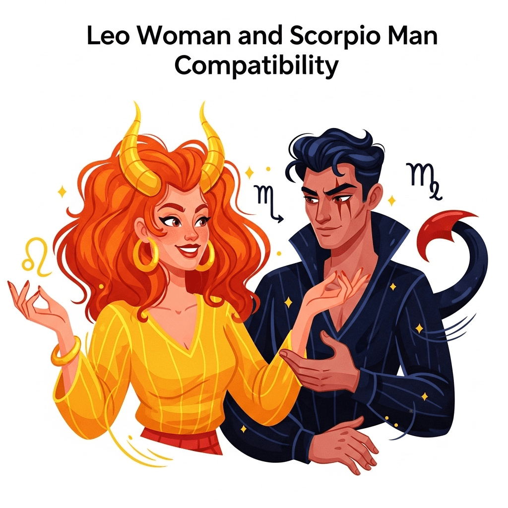 אישה אריה וגבר עקרב