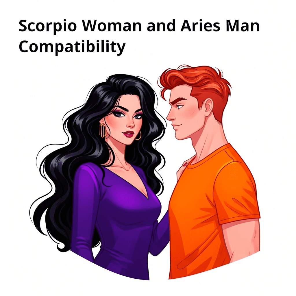 אישה עקרב וגבר טלה