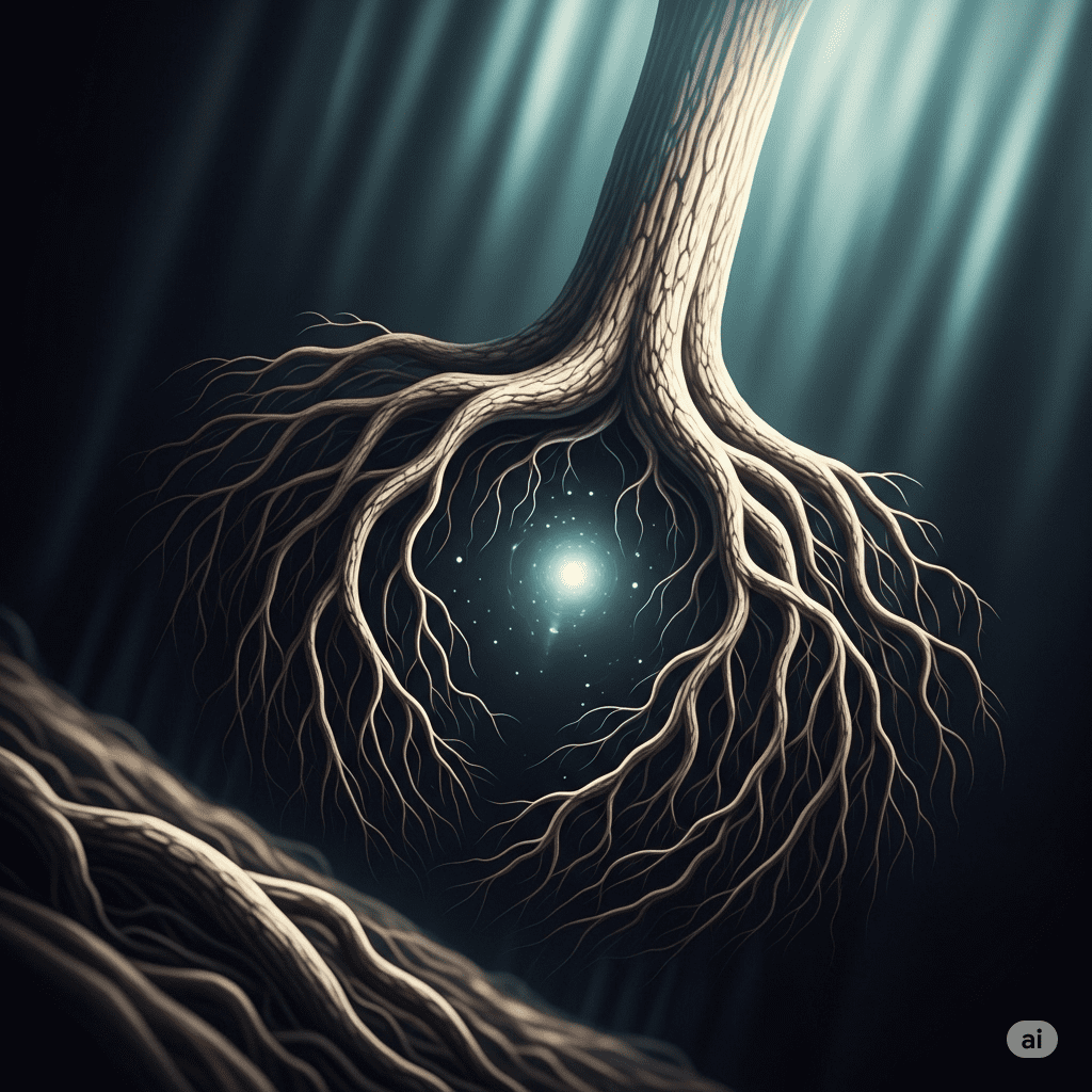 חלום על שורשים של עץ