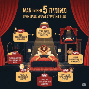 גבר אריה במיטה