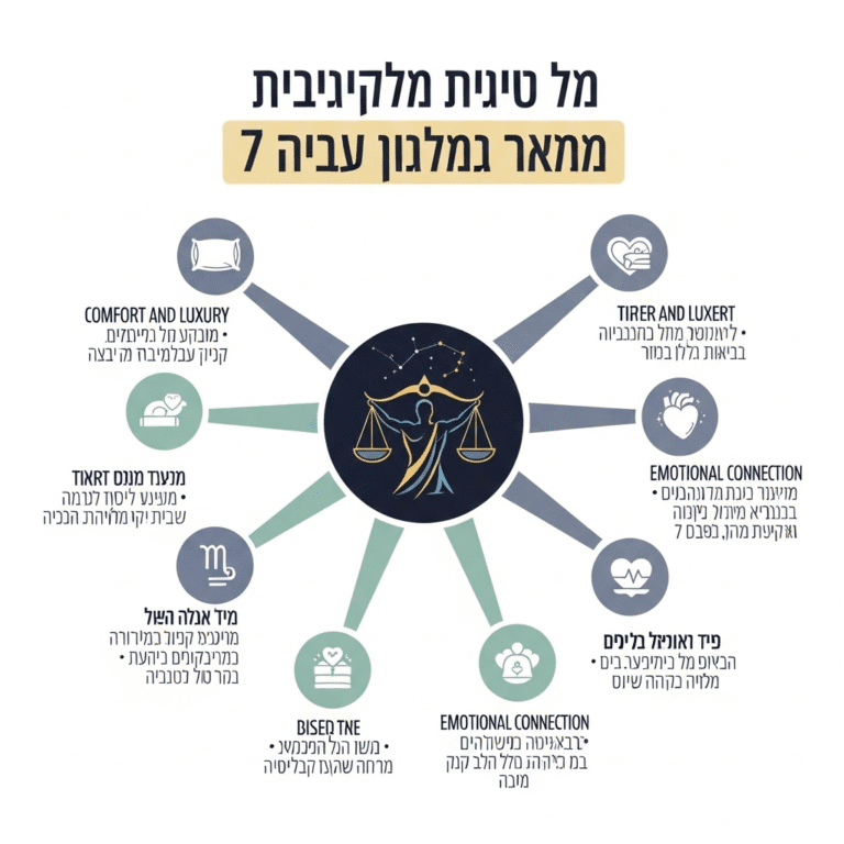 גבר מאזניים במיטה