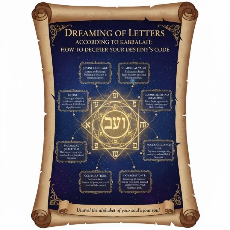 חלום על אותיות לפי הקבלה
