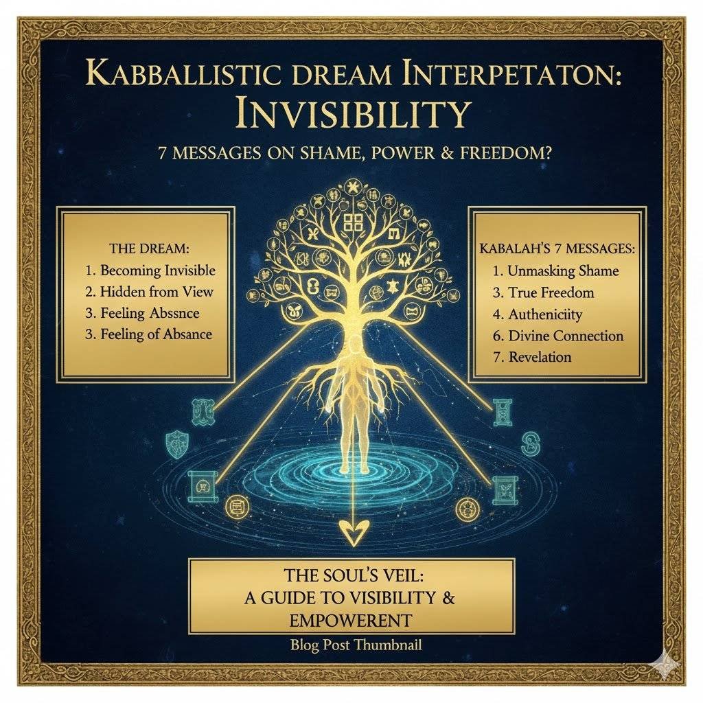 חלום על אי נראות לפי הקבלה