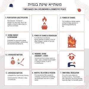 חלום על אש במטבח לפי הקבלה