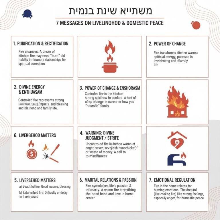 חלום על אש במטבח לפי הקבלה