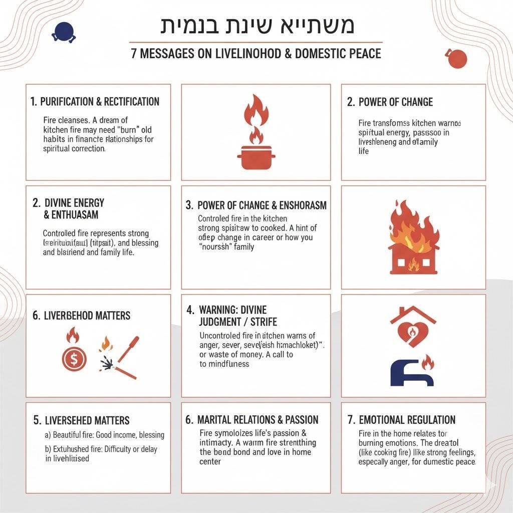 חלום על אש במטבח לפי הקבלה