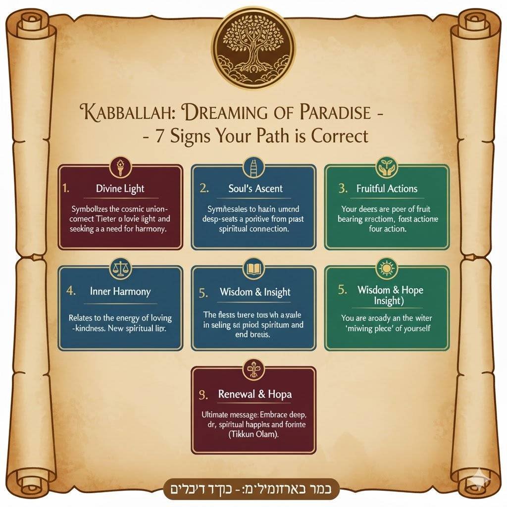 חלום על גן עדן לפי הקבלה