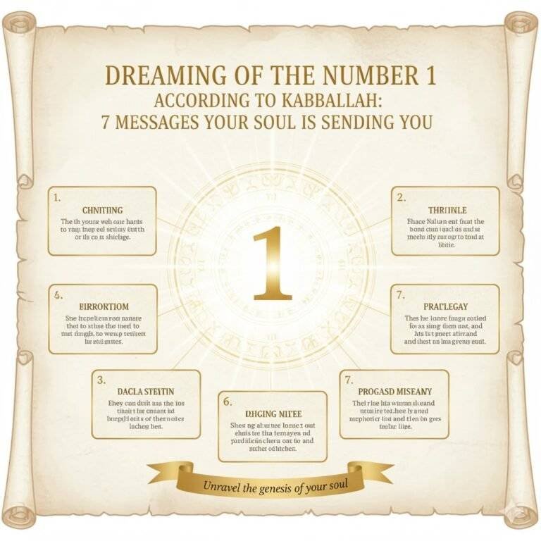 חלום על המספר 1 לפי הקבלה