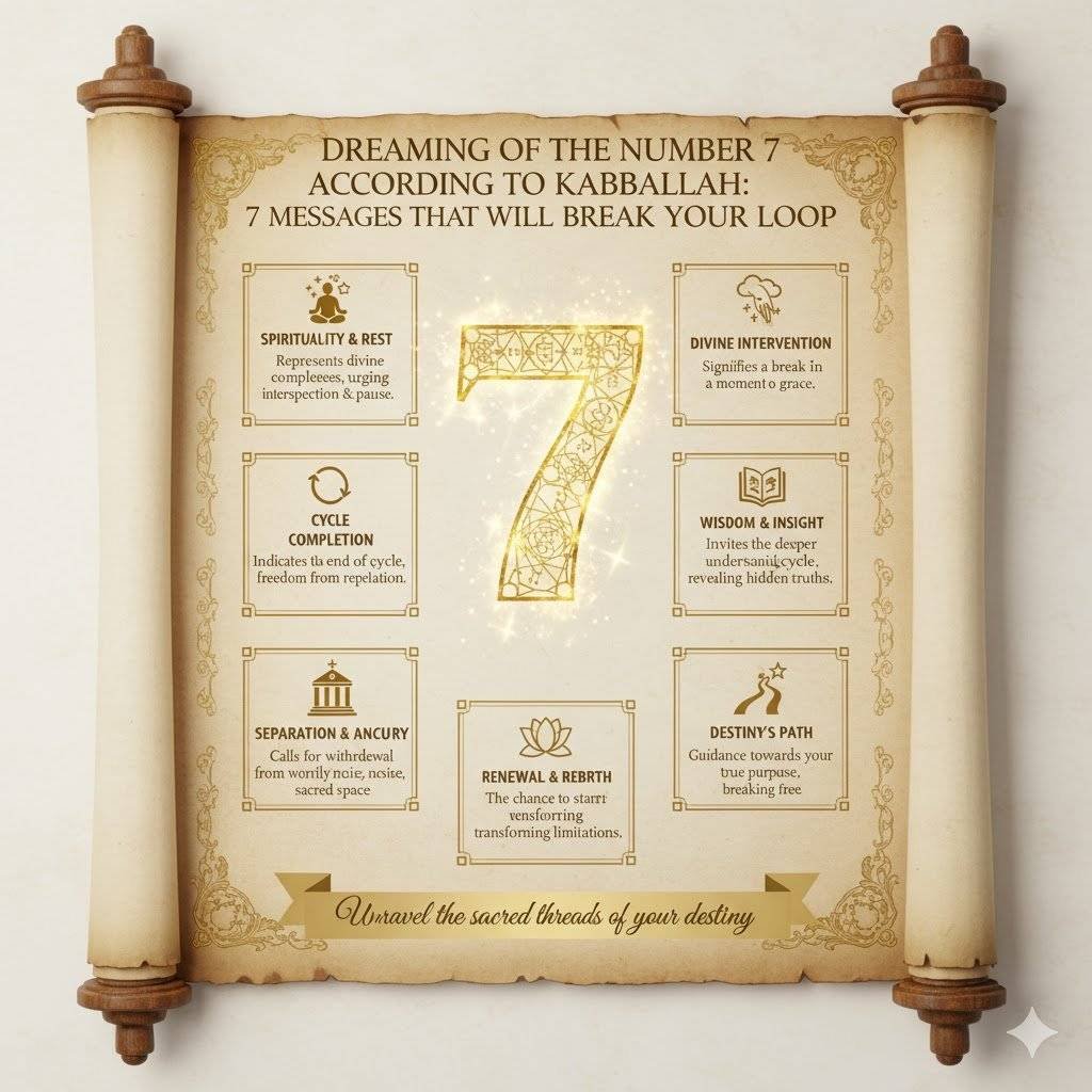חלום על המספר 7 לפי הקבלה
