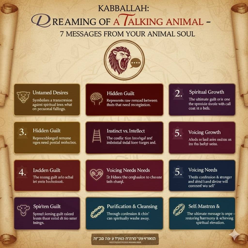 חלום על חיה מדברת לפי הקבלה