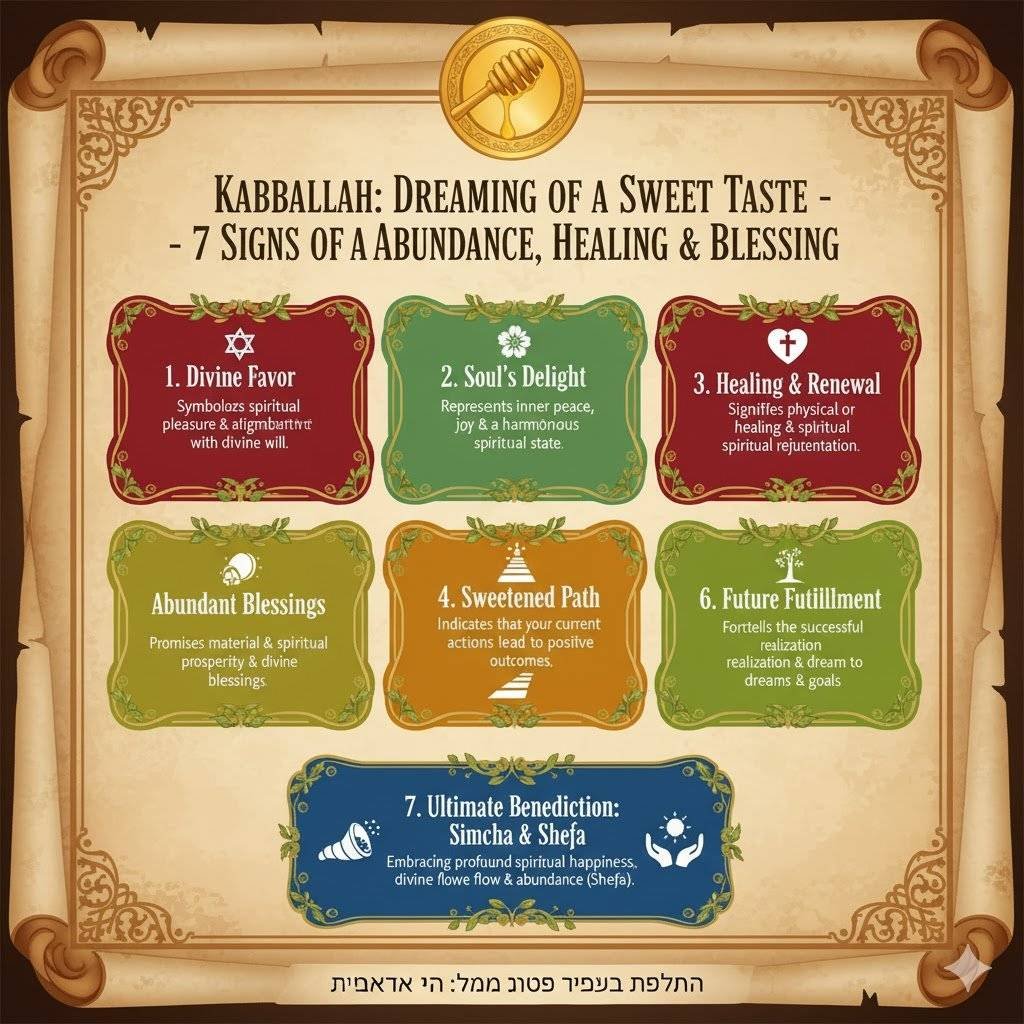 חלום על טעם מתוק לפי הקבלה