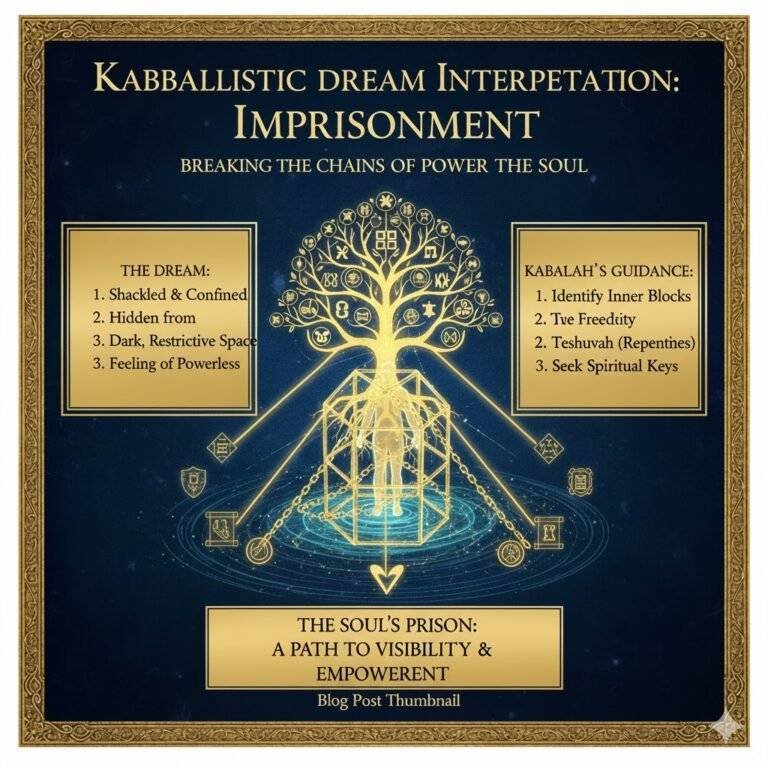 חלום על להיות כלוא לפי הקבלה