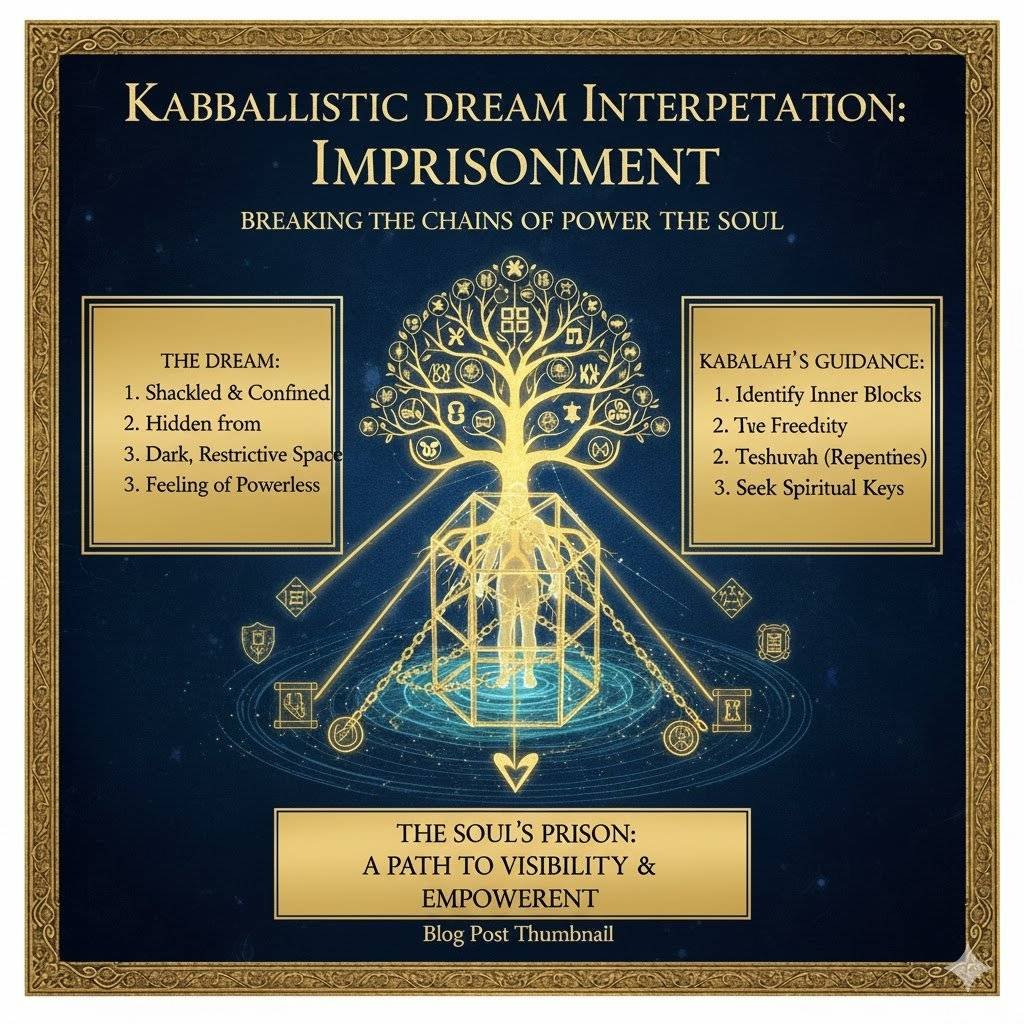 חלום על להיות כלוא לפי הקבלה