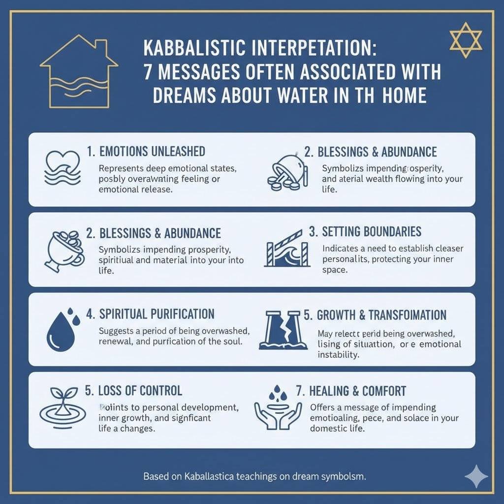 חלום על מים בבית לפי הקבלה