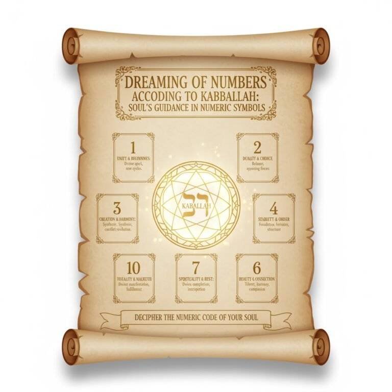 חלום על מספרים לפי הקבלה