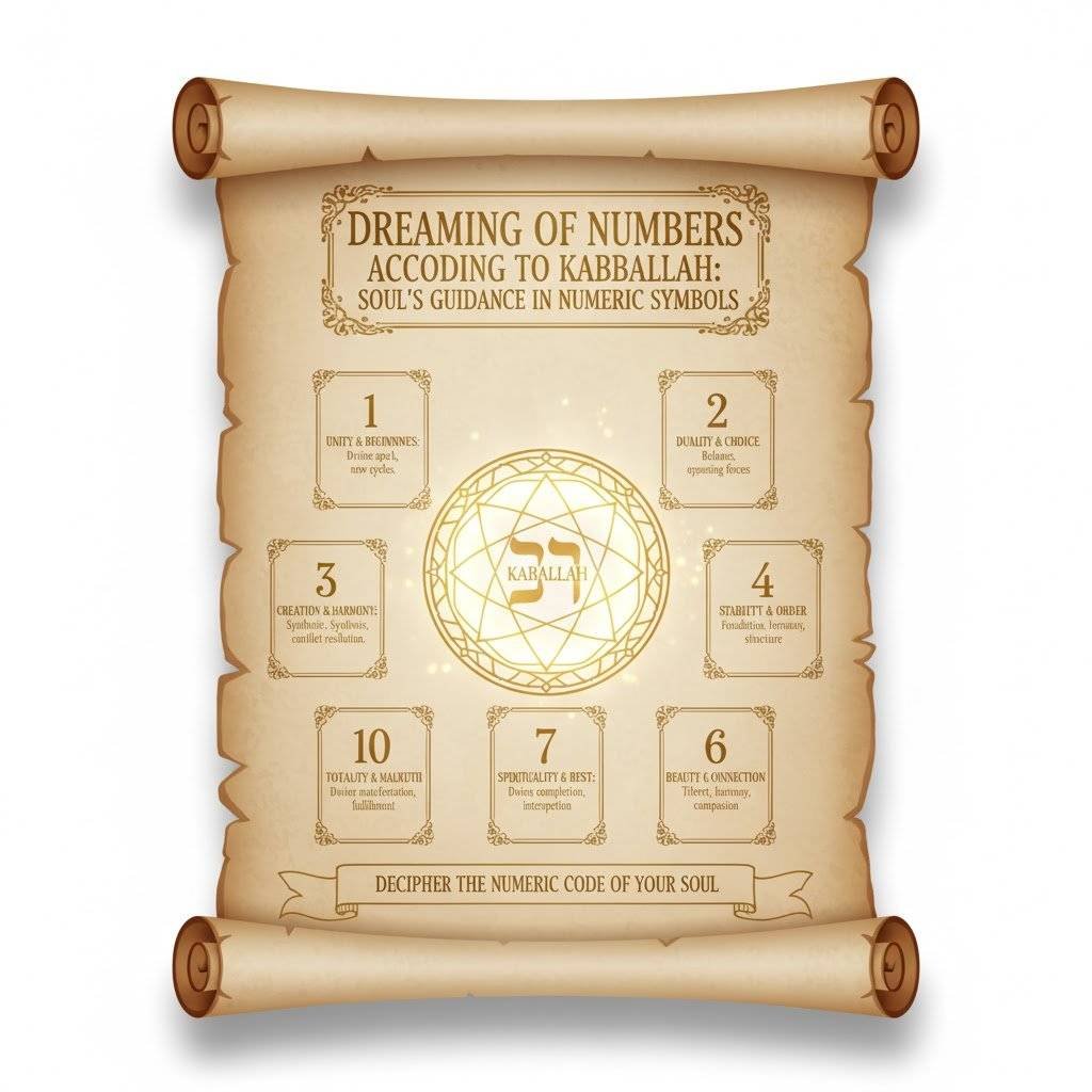 חלום על מספרים לפי הקבלה
