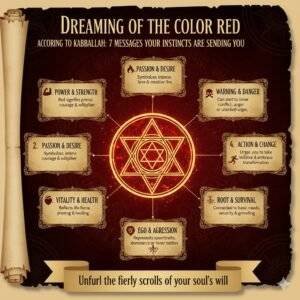 חלום על צבע אדום לפי הקבלה