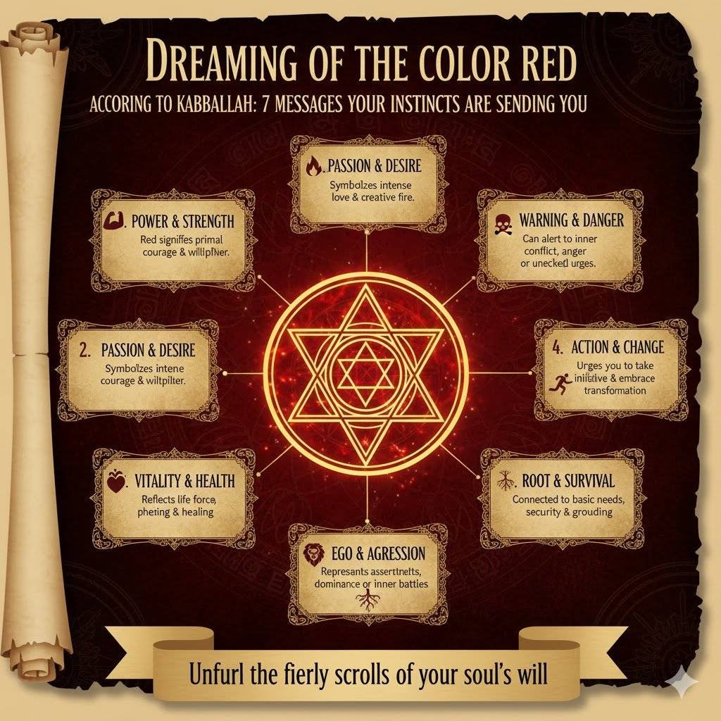 חלום על צבע אדום לפי הקבלה
