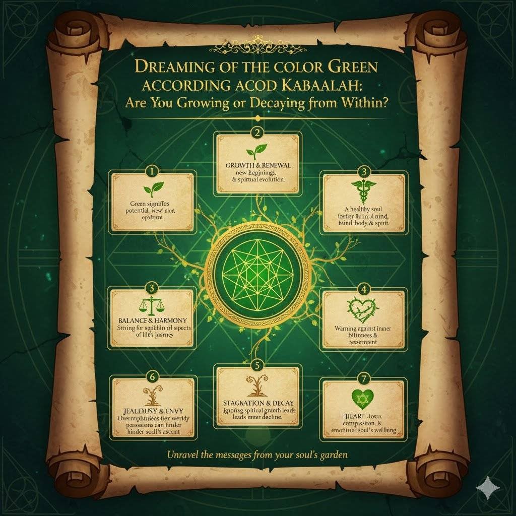 חלום על צבע ירוק לפי הקבלה