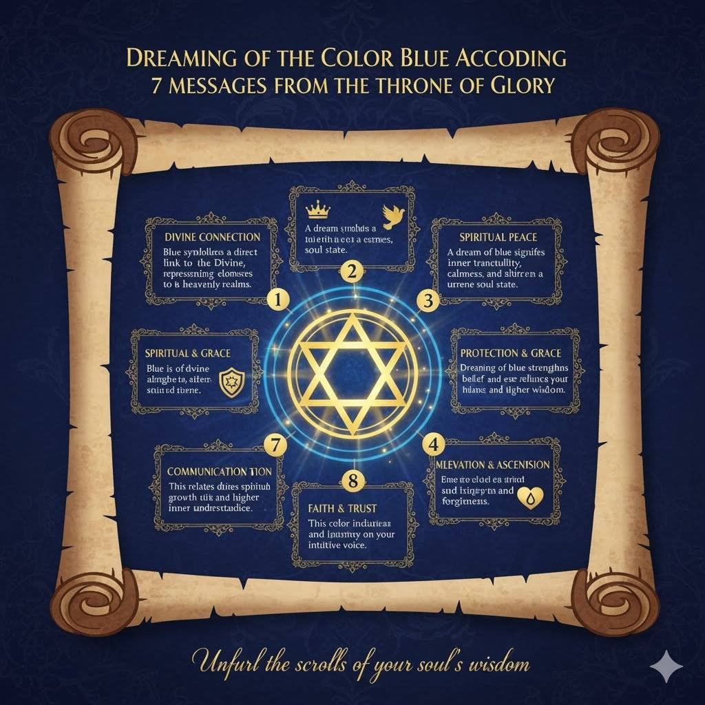 חלום על צבע כחול לפי הקבלה