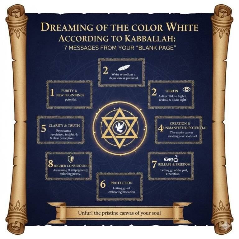 חלום על צבע לבן לפי הקבלה