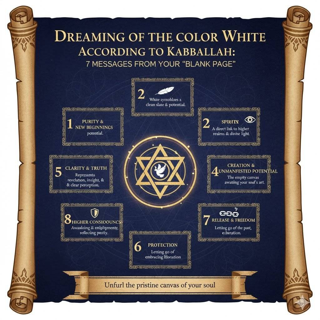 חלום על צבע לבן לפי הקבלה