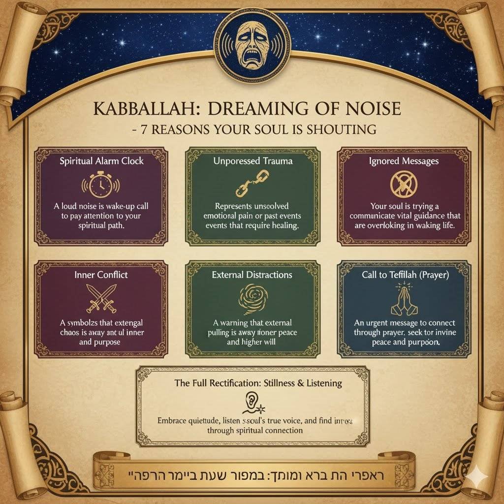 חלום על רעש לפי הקבלה
