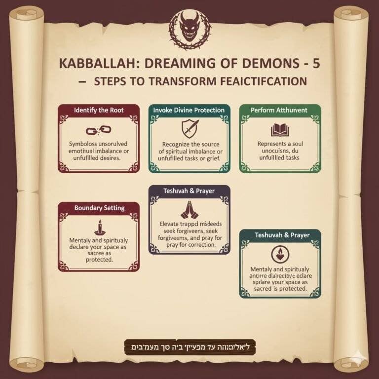 חלום על שדים לפי הקבלה