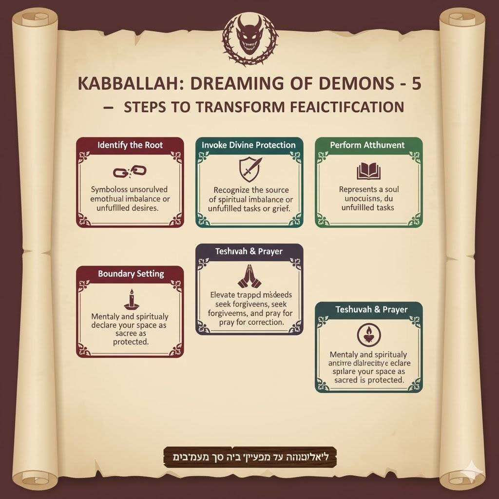 חלום על שדים לפי הקבלה