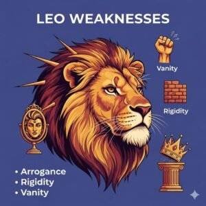 מזל אריה חולשות