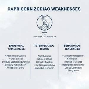 מזל גדי חולשות