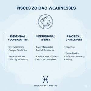 מזל דגים חולשות