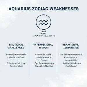 מזל דלי חולשות