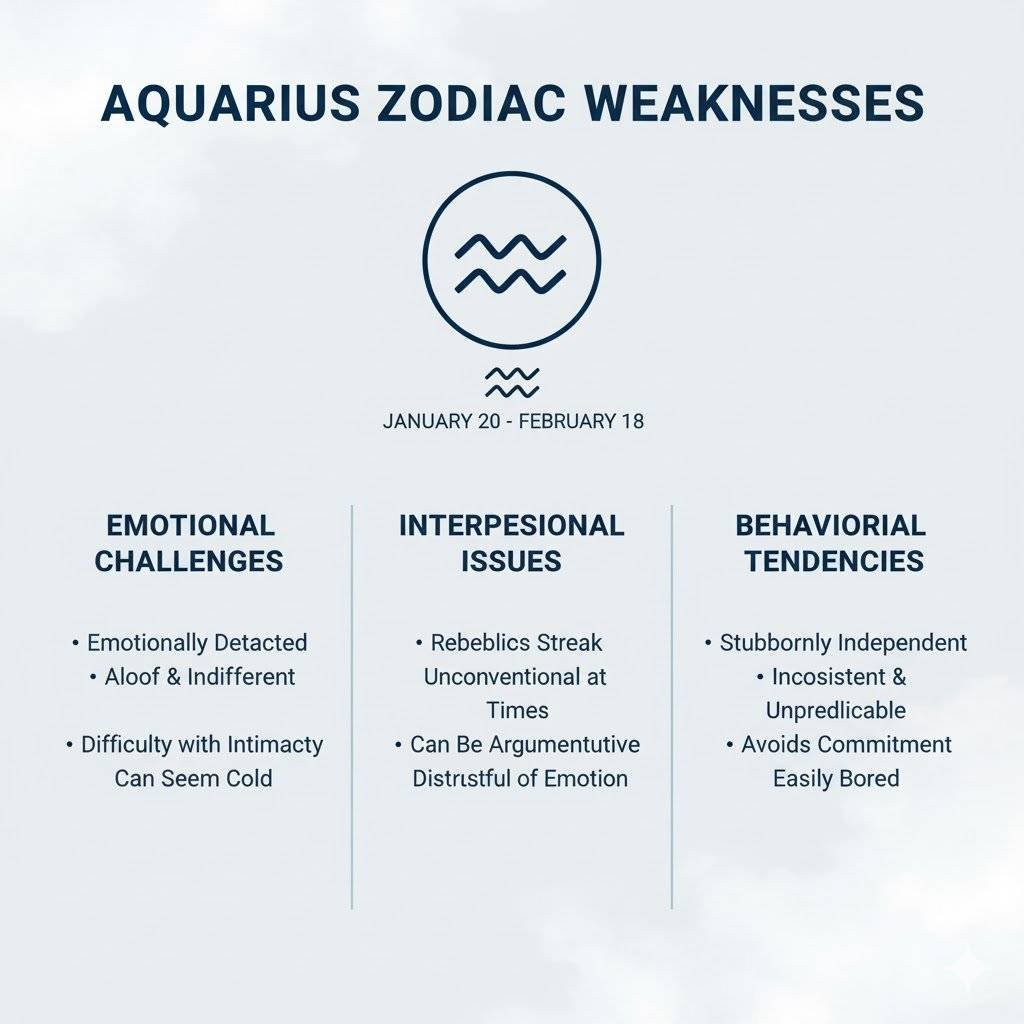 מזל דלי חולשות