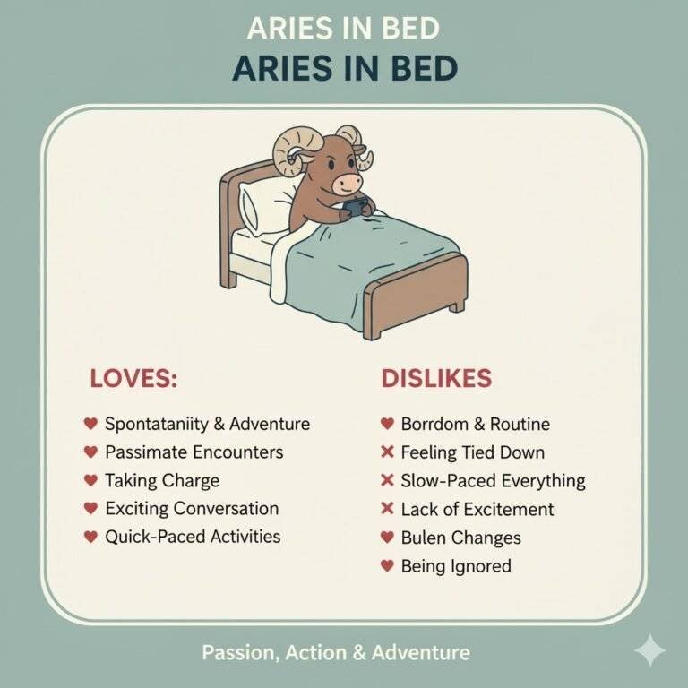 מזל טלה במיטה