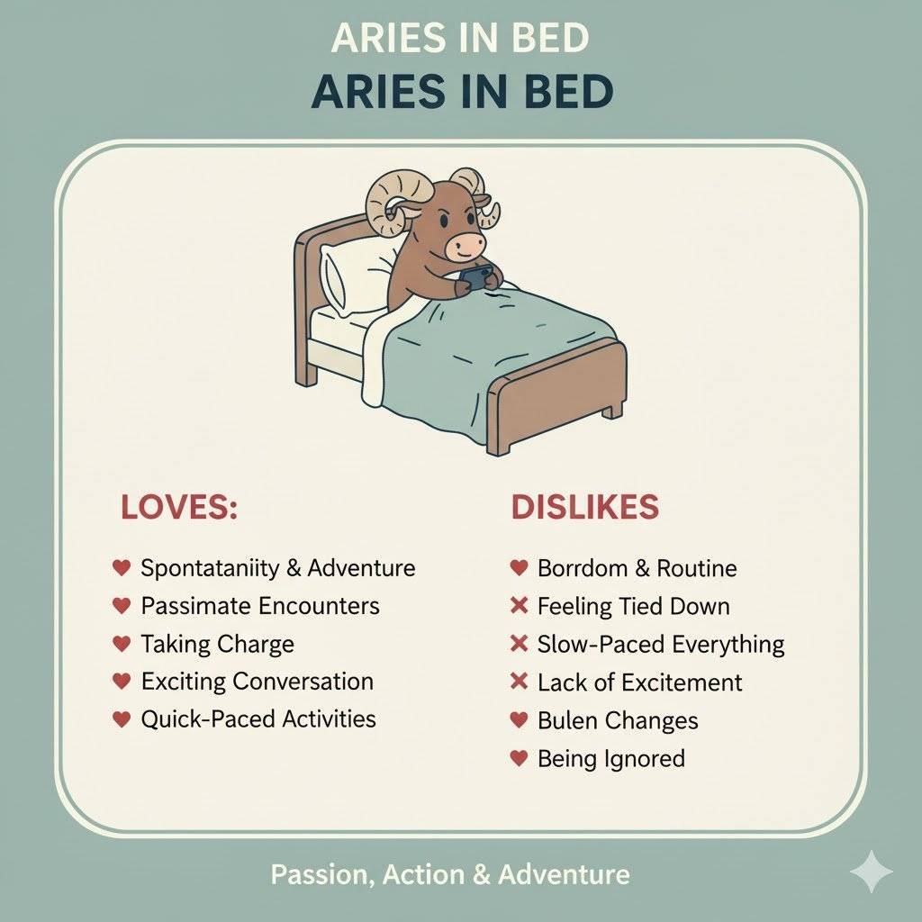 מזל טלה במיטה