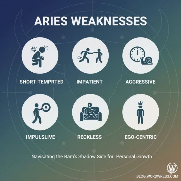 מזל טלה חולשות