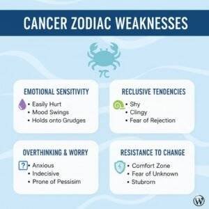 מזל סרטן חולשות