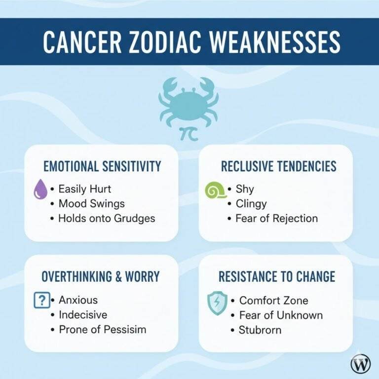 מזל סרטן חולשות