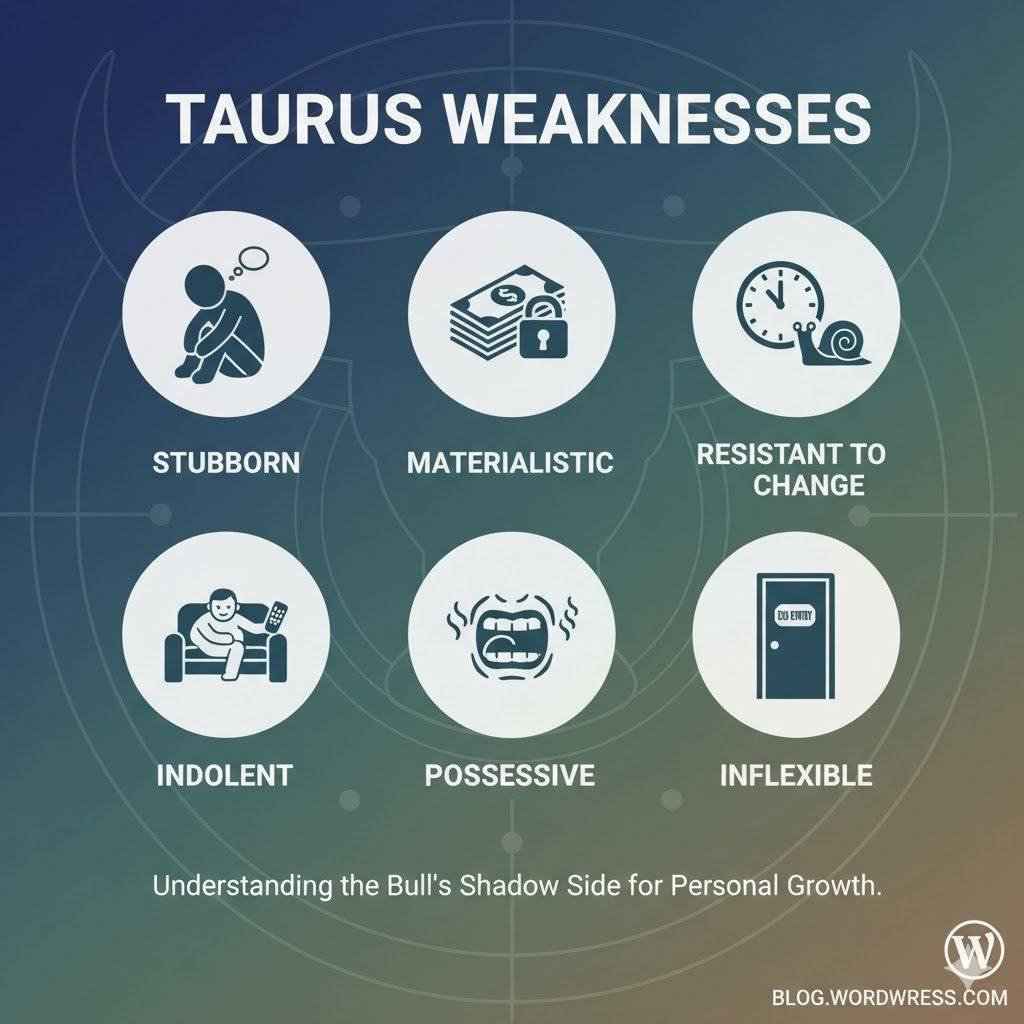 מזל שור חולשות