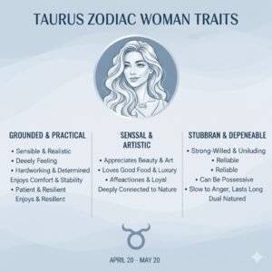 מזל שור תכונות אישה