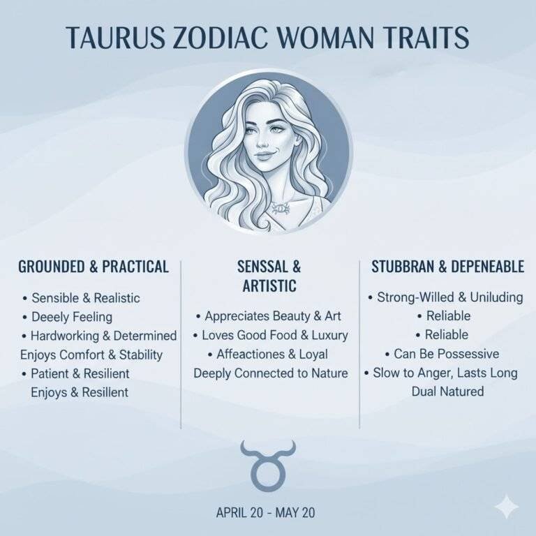 מזל שור תכונות אישה