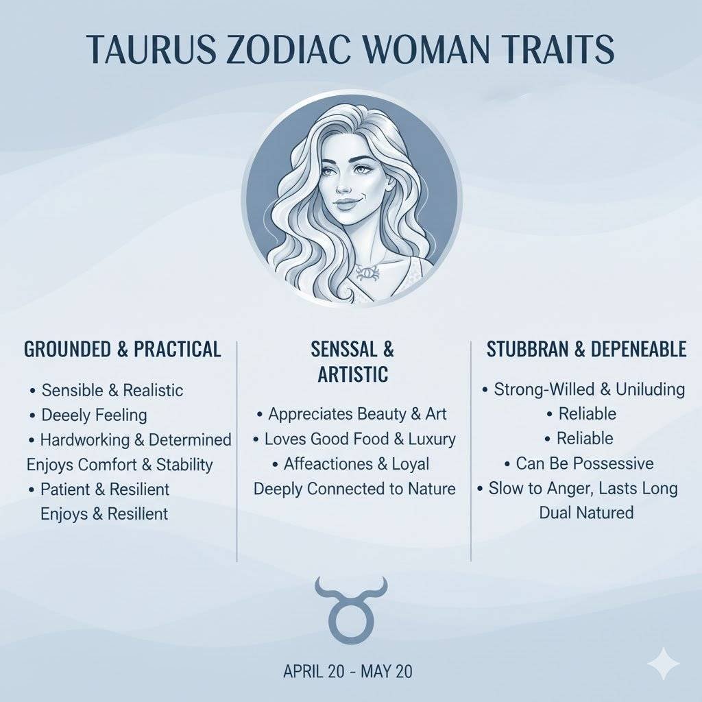 מזל שור תכונות אישה