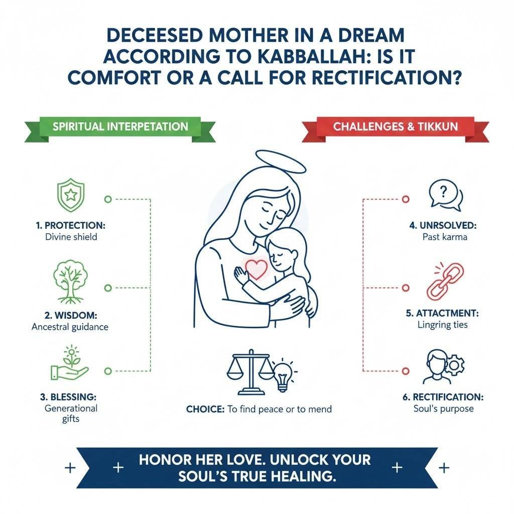 חלום על אמא שנפטרה לפי הקבלה