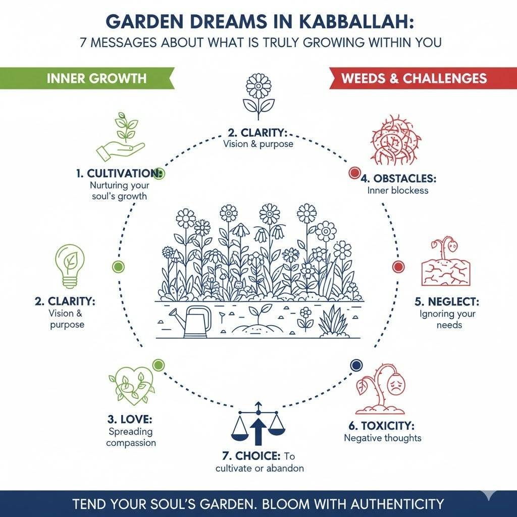 חלום על גינה לפי הקבלה: 7 מסרים על מה שבאמת צומח בתוכך