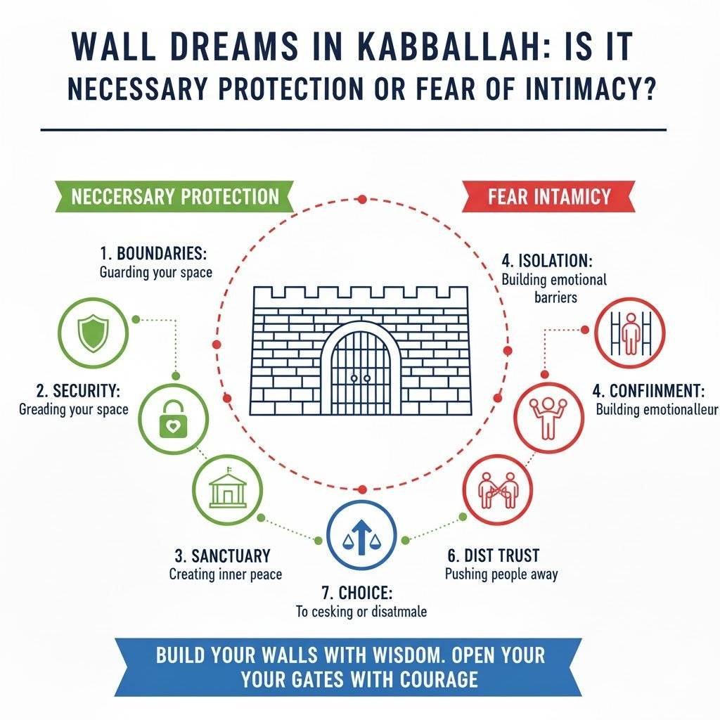 חלום על חומה לפי הקבלה: האם זו הגנה נחוצה או פחד מאינטימיות