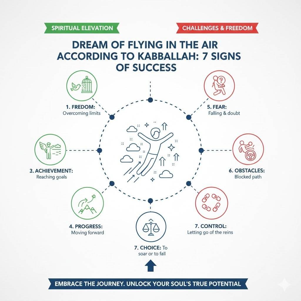 חלום על טיסה באוויר לפי הקבלה