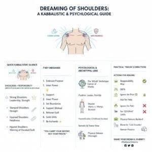 חלום על כתפיים לפי הקבלה