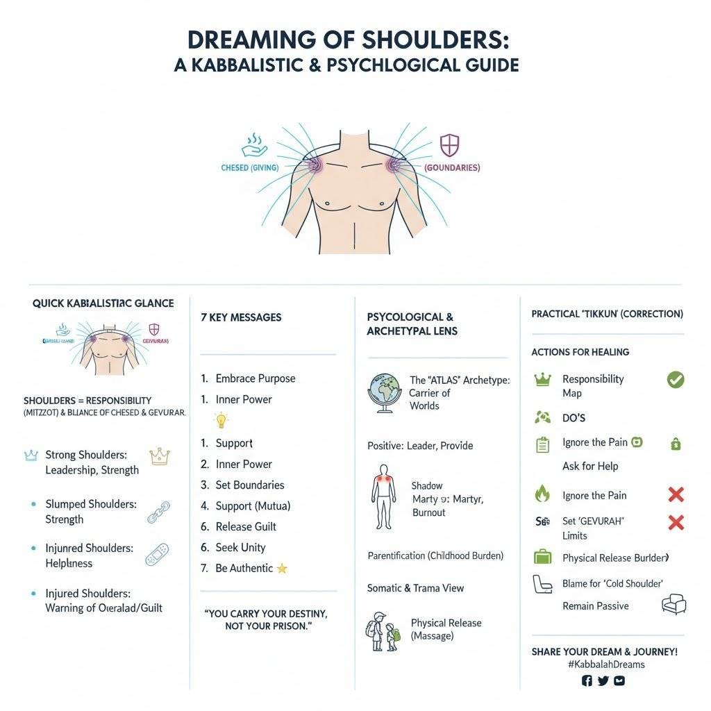 חלום על כתפיים לפי הקבלה