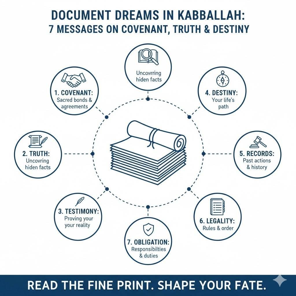חלום על מסמכים לפי הקבלה